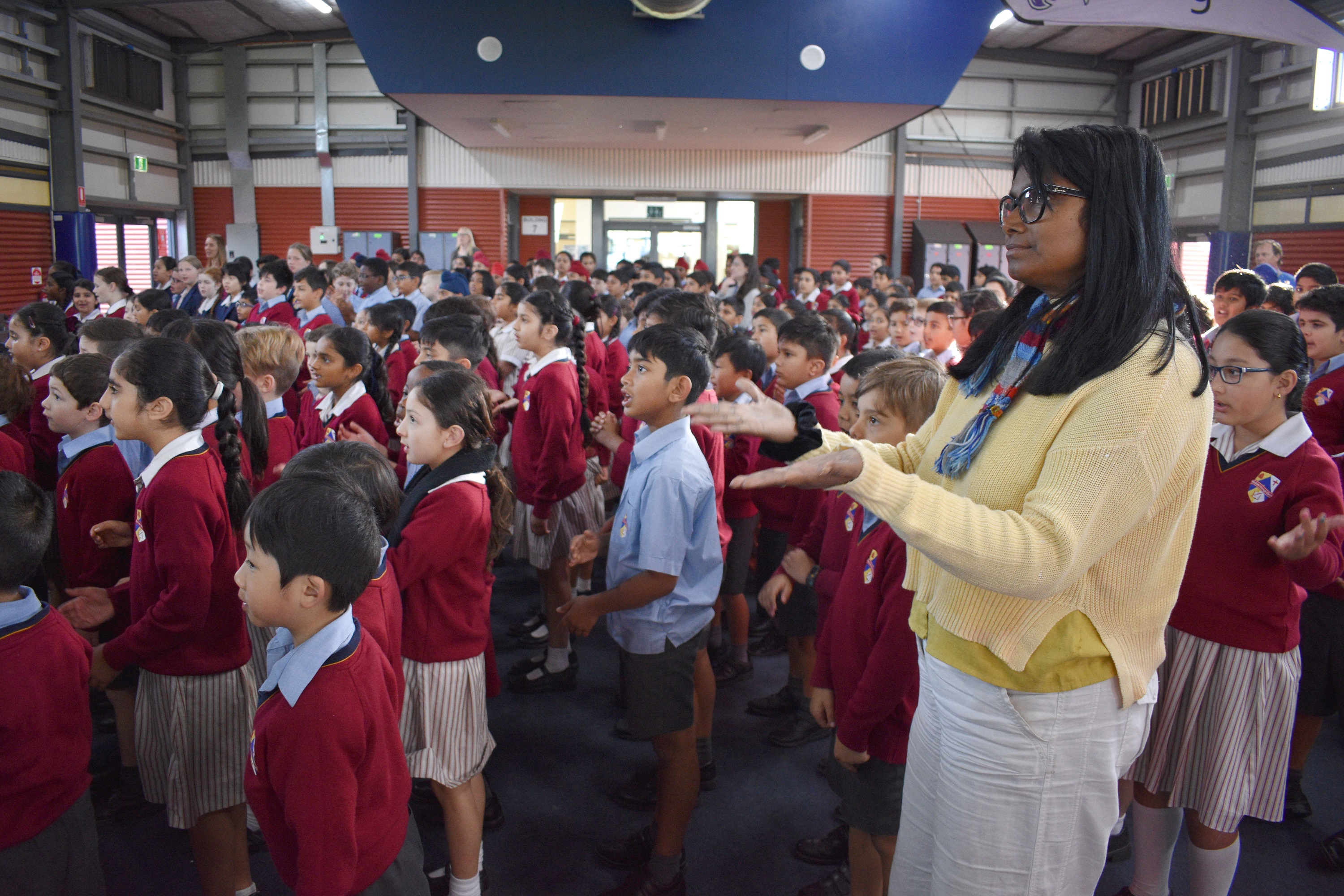 A special day for students as Chapel services returned to the CGA.