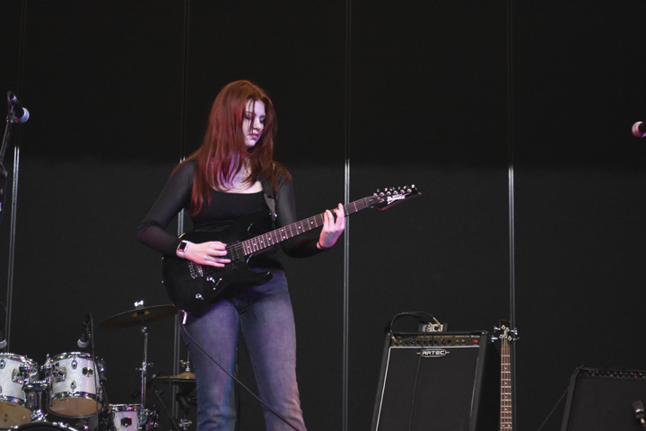 Female Guitarist Performance