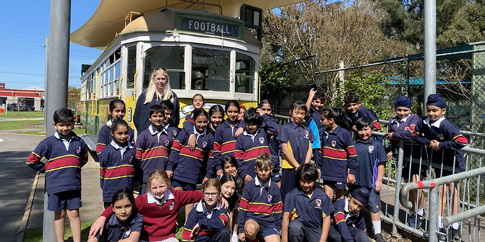 Group Photo of Kids and Teacher