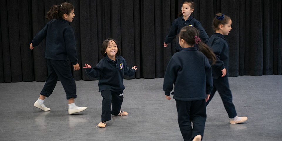 Children excited for group activity
