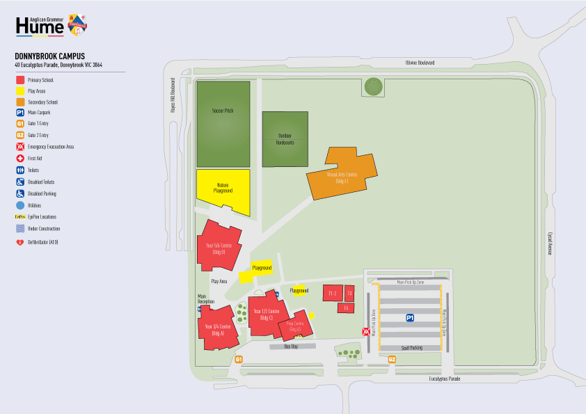 Donnybrook Campus Map