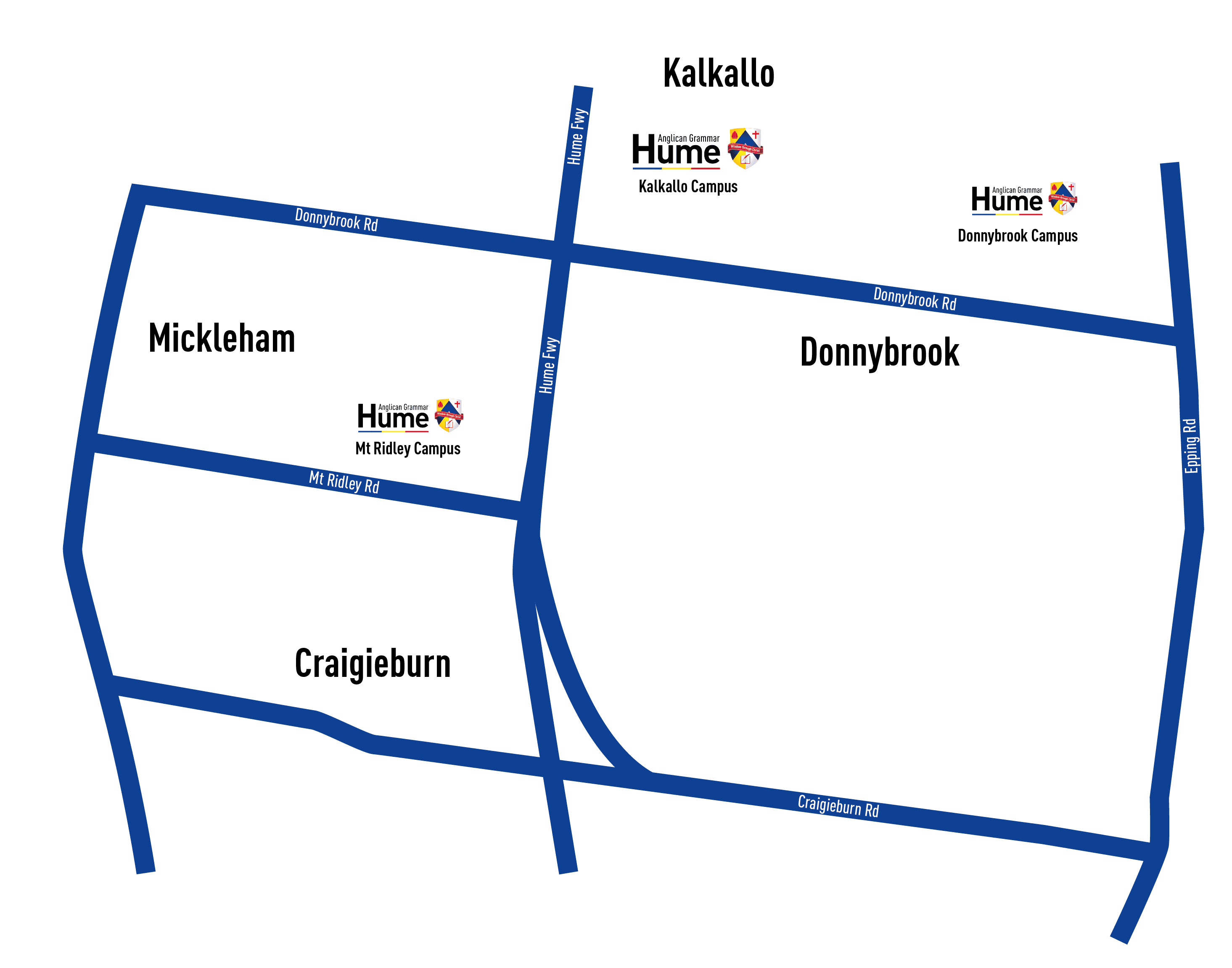 Hume Campus Map
