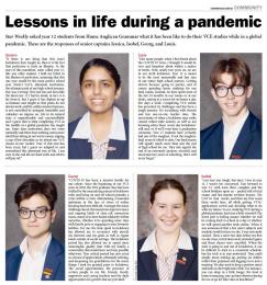 Lessons in Life During a Pandemic